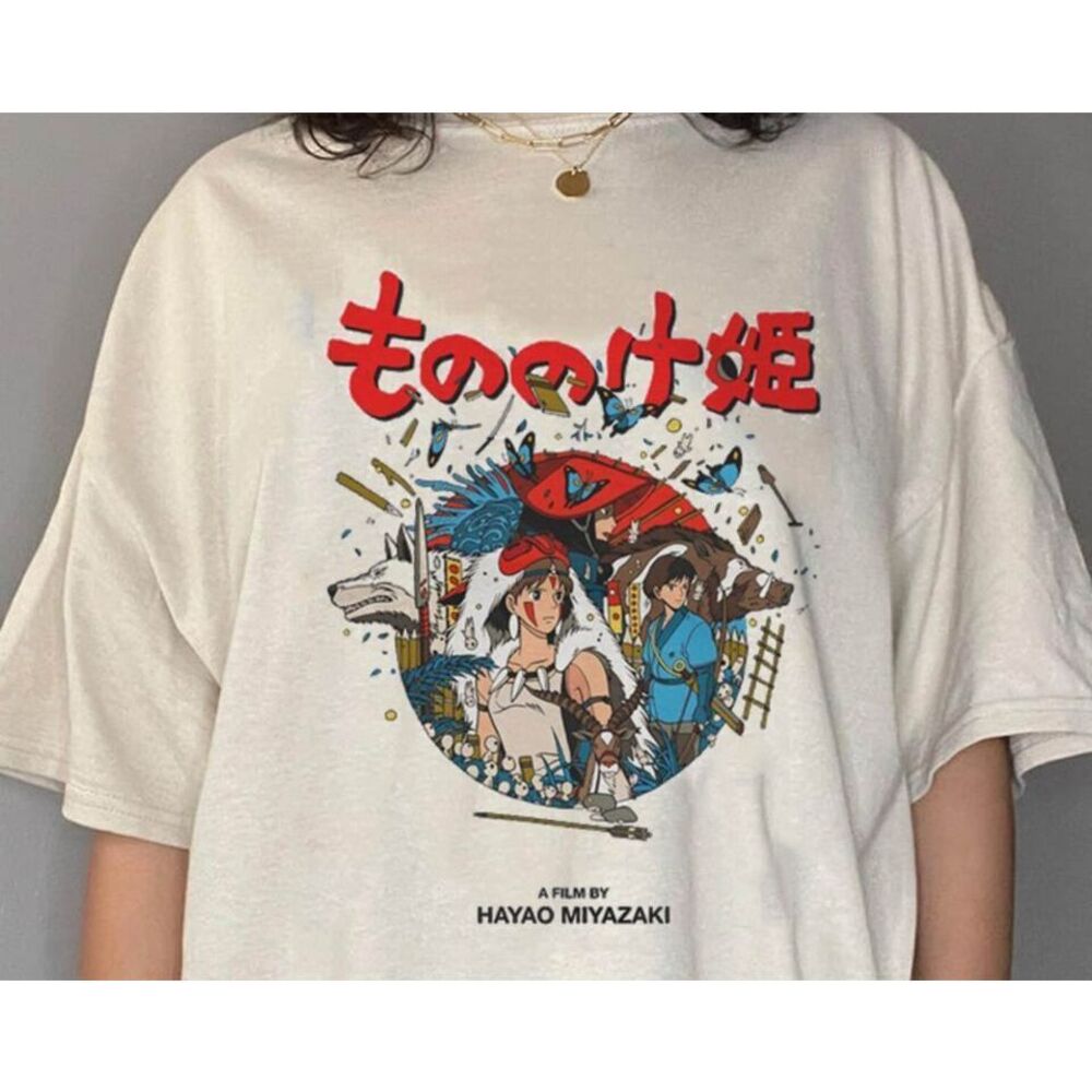 Mononoke Princess Shirt Mononoke Hime Anime Shirt